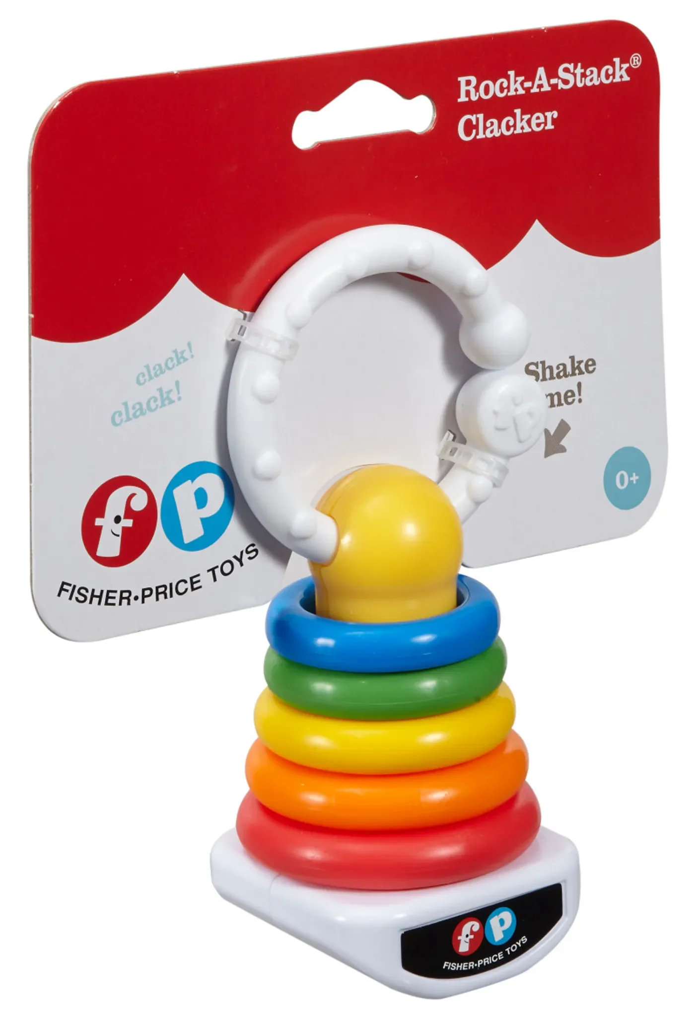 Farbring-Rassel – klassisches Babyspielzeug mit bunten Ringen